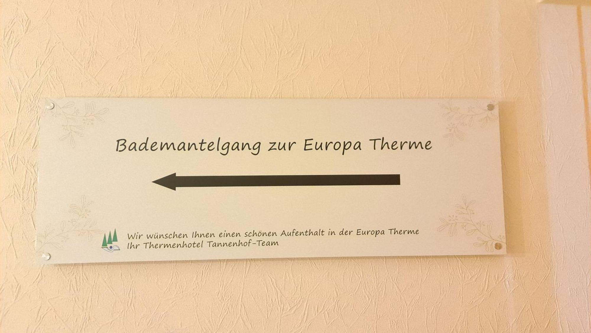 Thermenhotel Tannenhof Bad Füssing Exterior foto